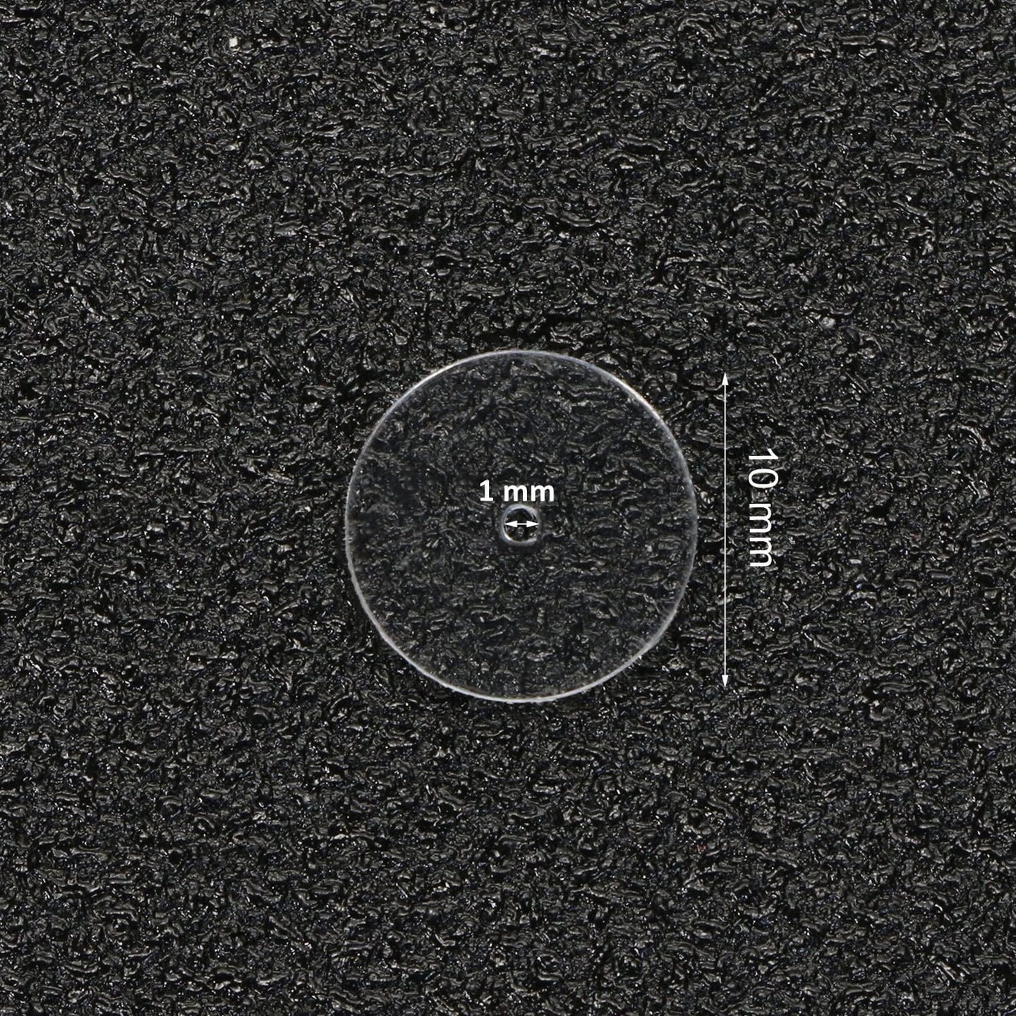 50Pcs Clear Disc Pads to Stabilize Earrings, Plastic Discs for Earring Backs and Jewelry Crafts