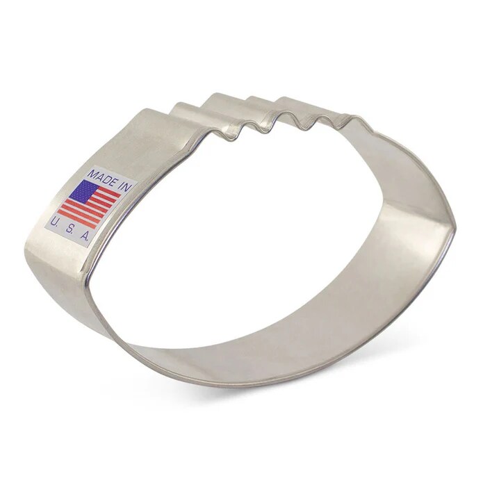 Ann Clark Football with laces Cookie Cutter 3 1/2&#x22;