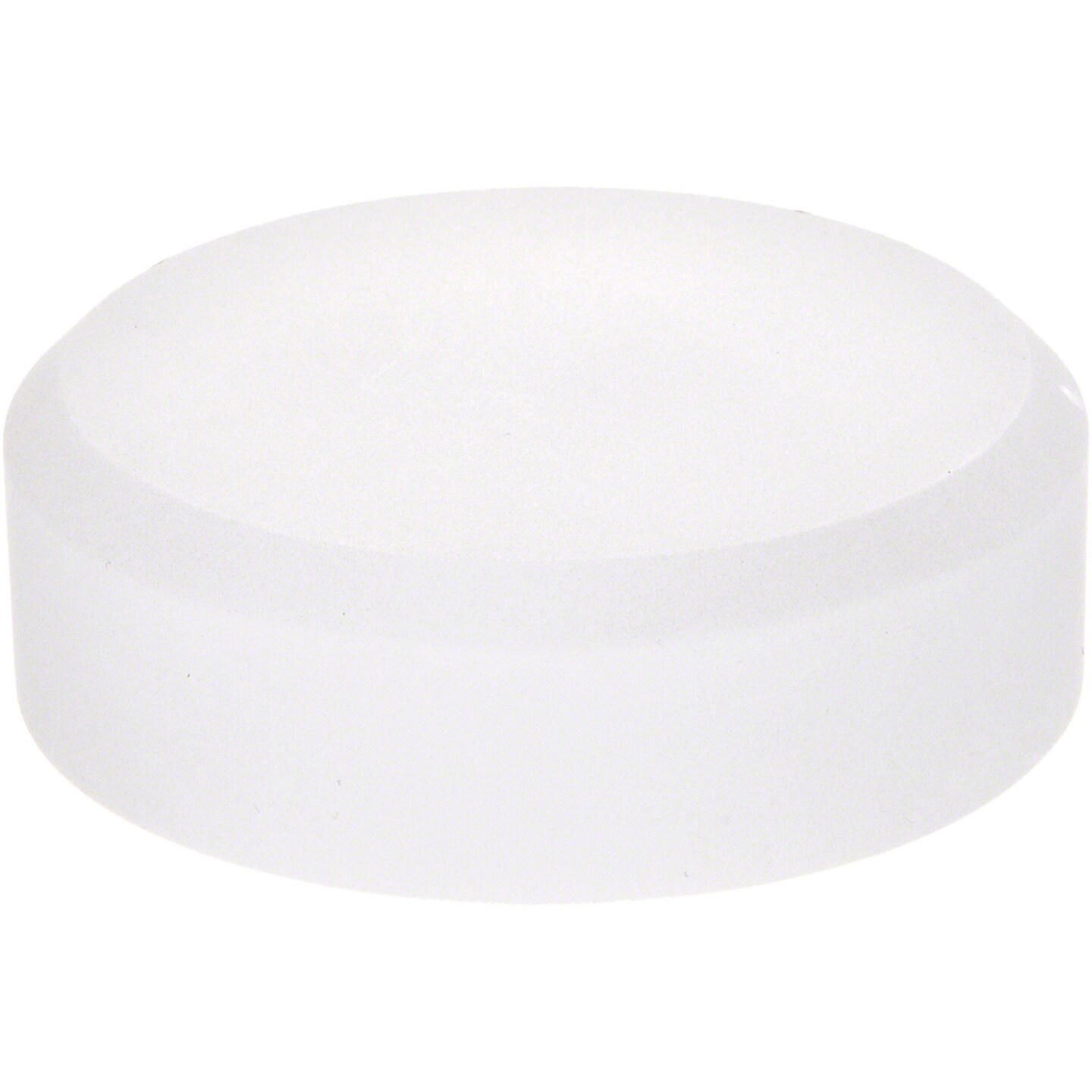Plymor Frosted Acrylic Beveled Round Display Base, 3&#x22; W x 3&#x22; D x 1&#x22; H