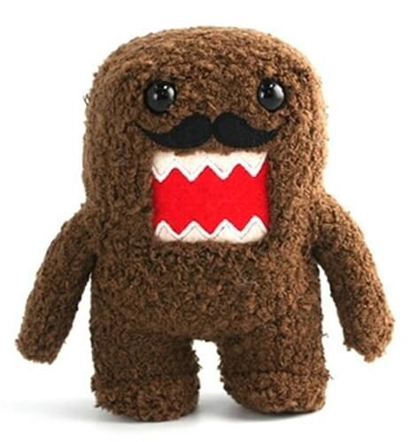 Domo Moustache 6&#x22; Plush