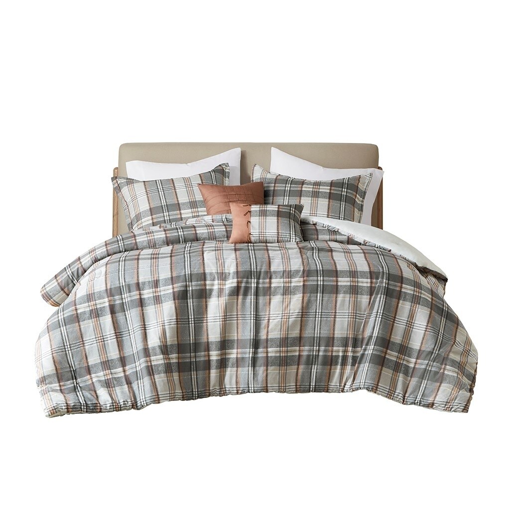Gracie Mills Simone Plaid Comforter Set Twin Twin Xl Vintage Style Grace-15810