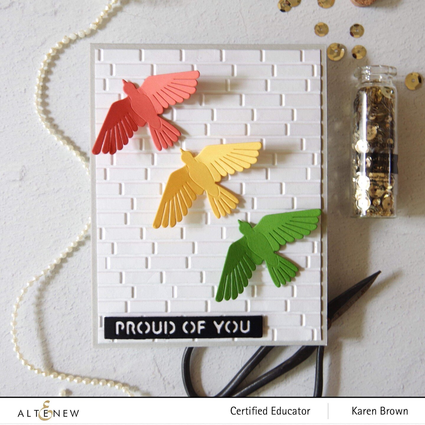 Brick Wall 3D Embossing Folder