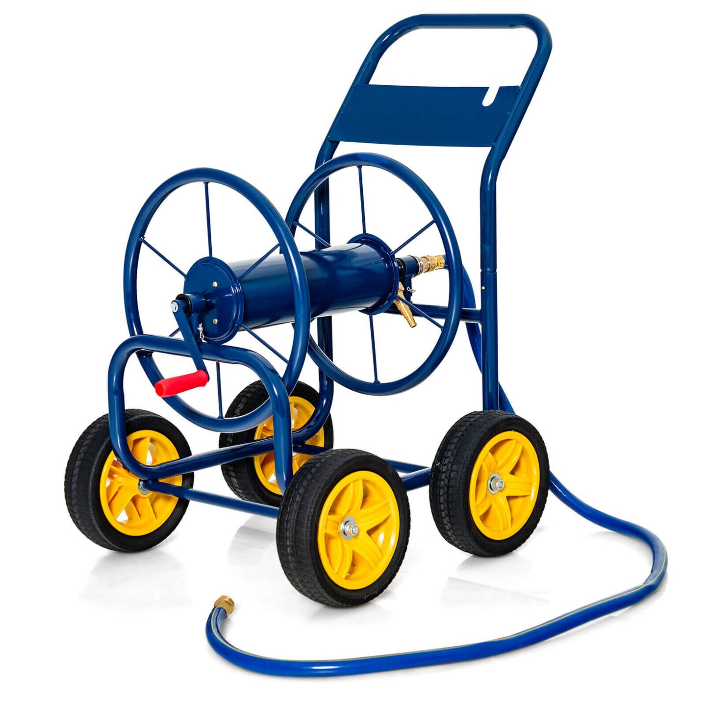 Garden Hose Reel Cart Holds 330ft of 3/4 Inch or 5/8 Inch Hose