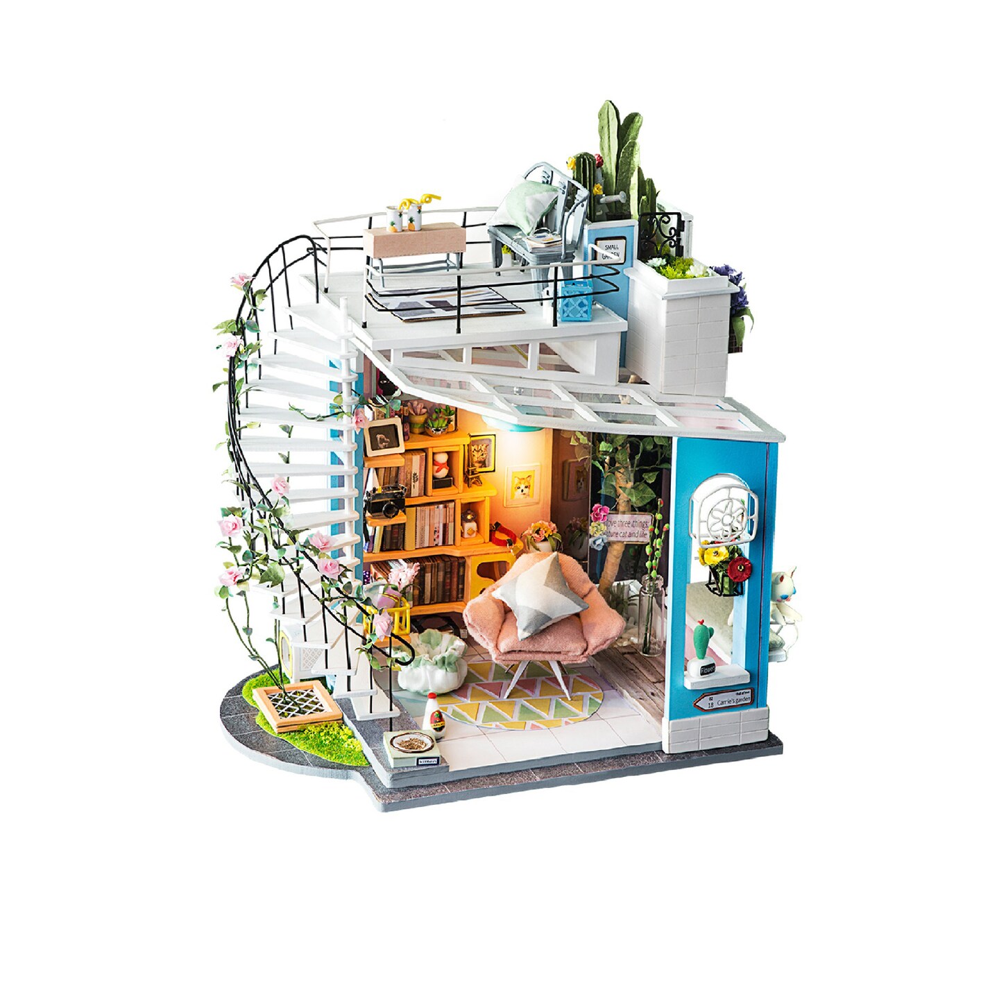 DIY Miniature Dollhouse Kit | Dora&#x27;s Loft