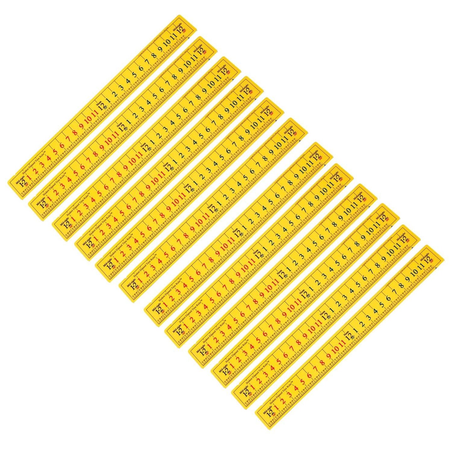 Elapsed Time Ruler - Student Size - Pack of 12