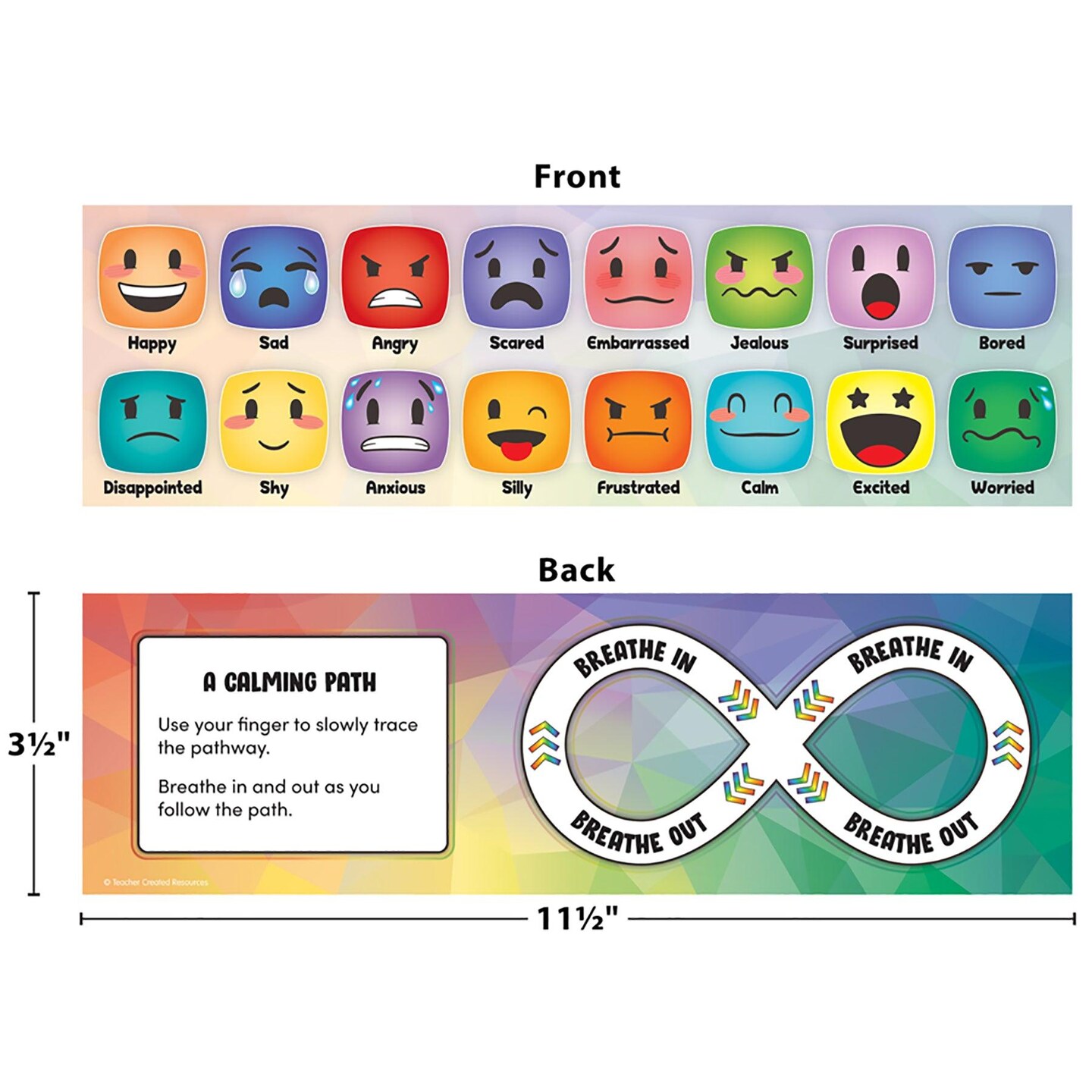Social-Emotional Mood Meters, 11-1/2&#x22; x 3-1/2&#x22;, 36 Per Pack, 2 Packs