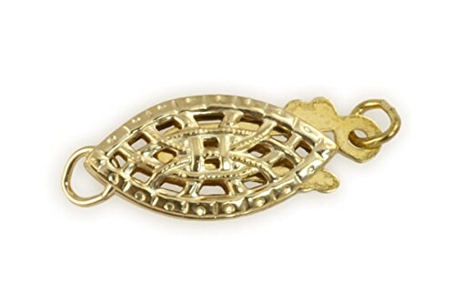 JewelrySupply Filigree Clasp 15x6mm Gold Filled (1-Pc)