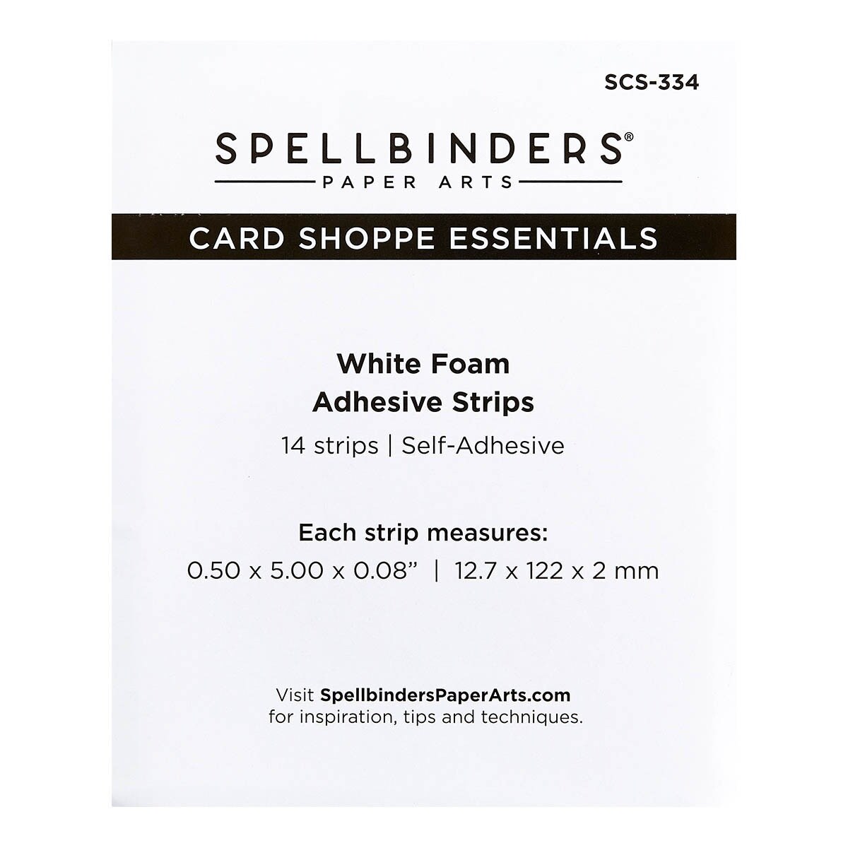 Spellbinders Foam Adhesive Strips 2M-White