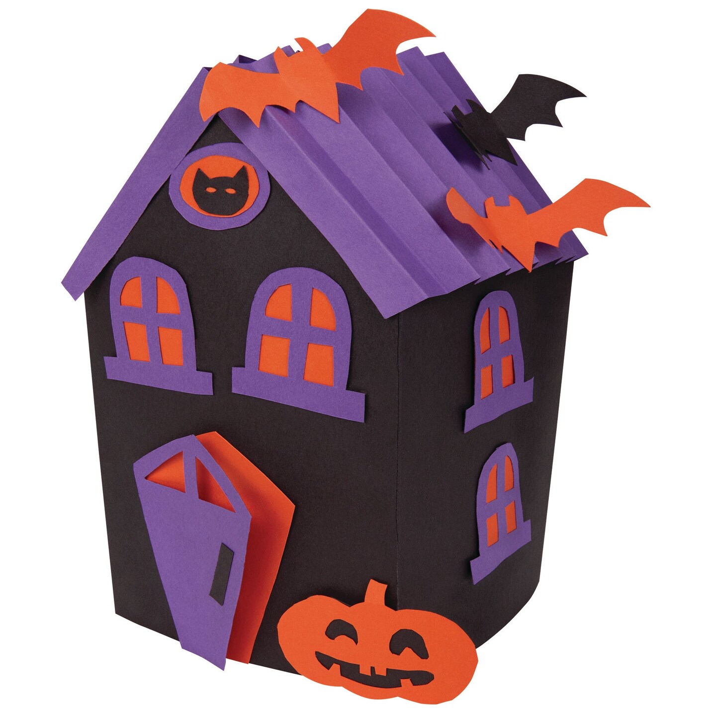 Construction Paper Halloween, Black, Orange, Purple, 9&#x22; x 12&#x22;, 150 Sheets Per Pack, 3 Packs