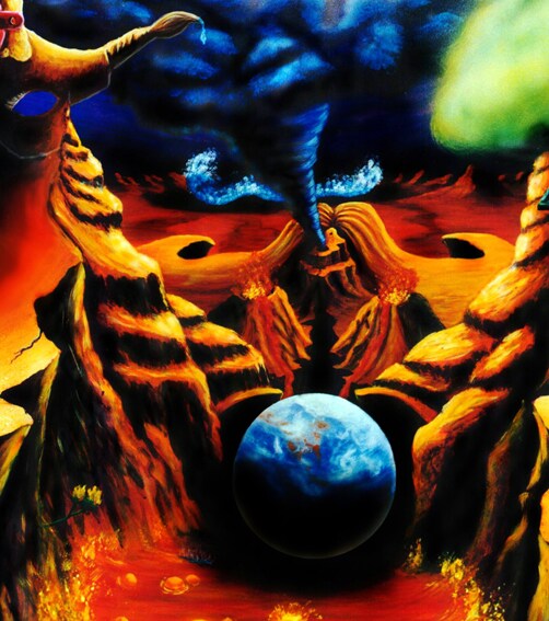 Vintage 1990's Blacklight Poster for Cool Angel Spiritual Room