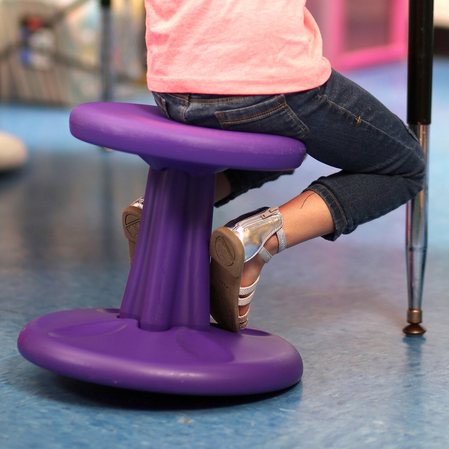 Kids Wobble Chair 14&#x22; Red