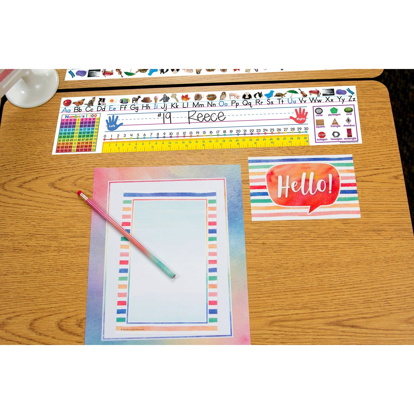 Colorful Traditional Printing Jumbo Name Plates, 18&#x22; x 24&#x22;, 36 Per Pack, 3 Packs