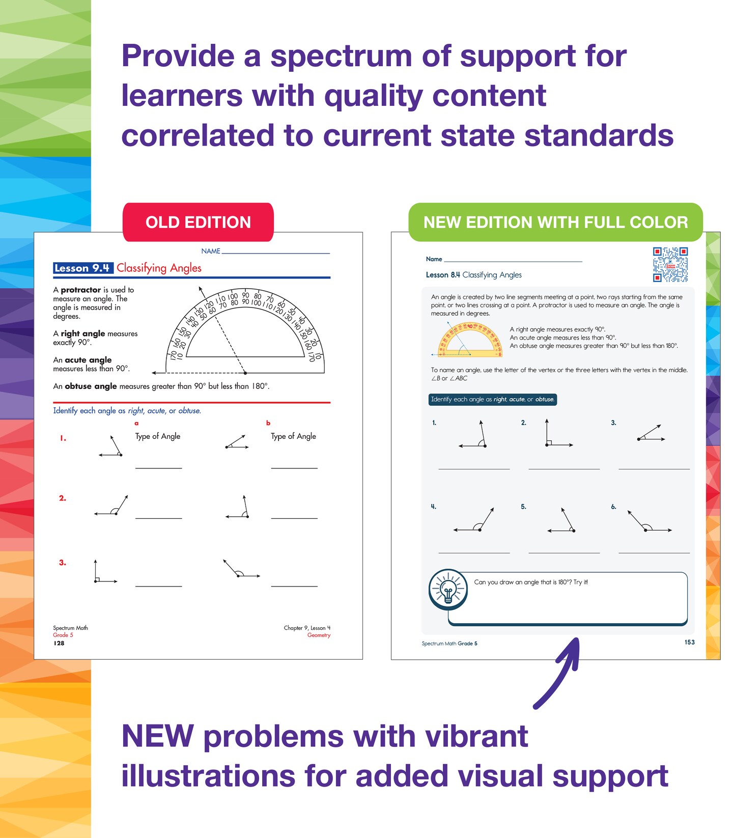 Spectrum 5th Grade Math Workbooks, Mathematics Activity Book for Kids Ages 10-11, Geometry, Fractions, Decimals, Algebra Prep, and More, Classroom and Homeschool Curriculum