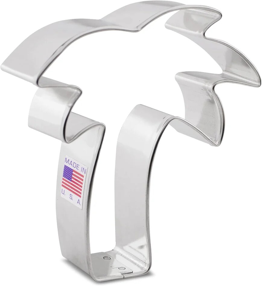 Ann Clark Tropical Palm Tree Cookie Cutter, 4.25&#x22;