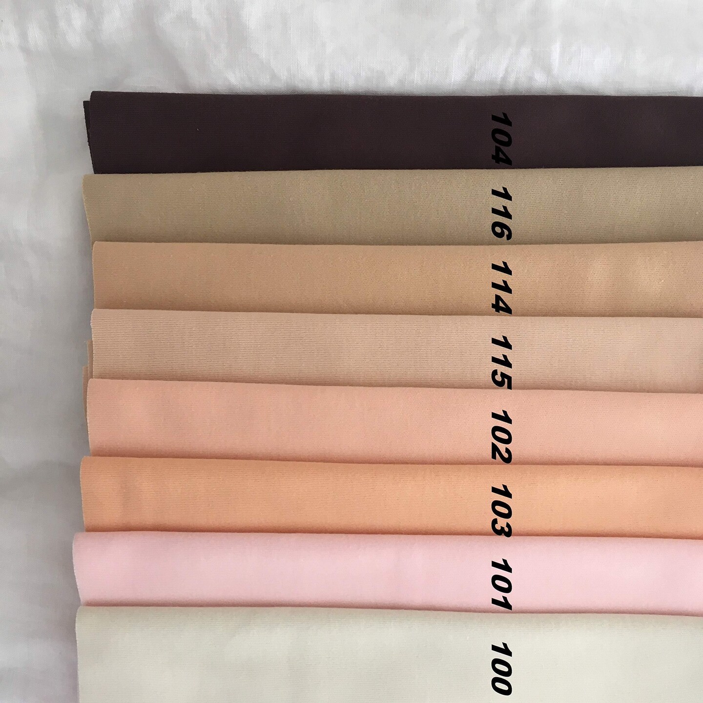 Doll Jersey Skin Coloured Fabric DIY face and Body Doll Making 25 x 80 cm (Peach 103)