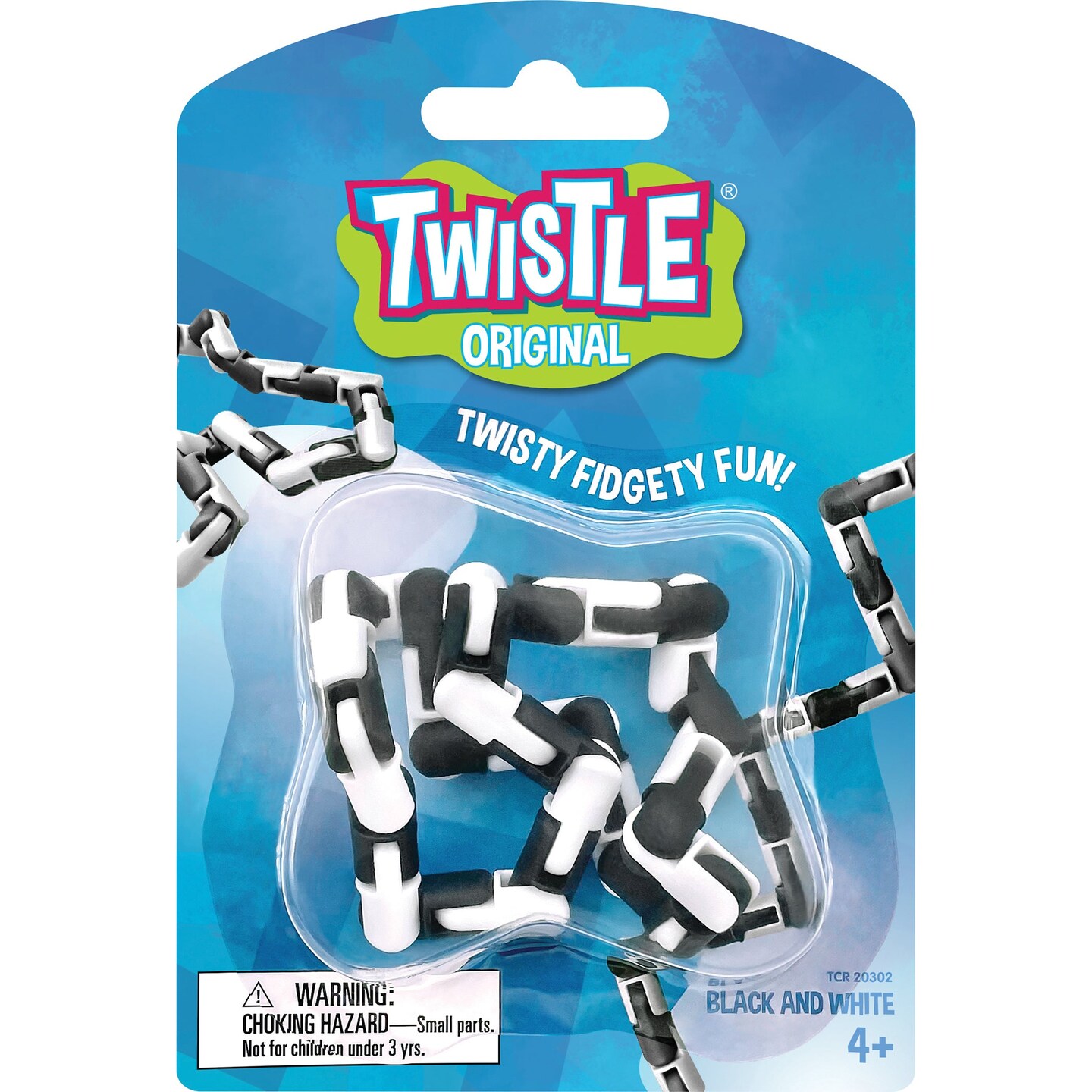 Twistle Original, Black &#x26; White, Pack of 3