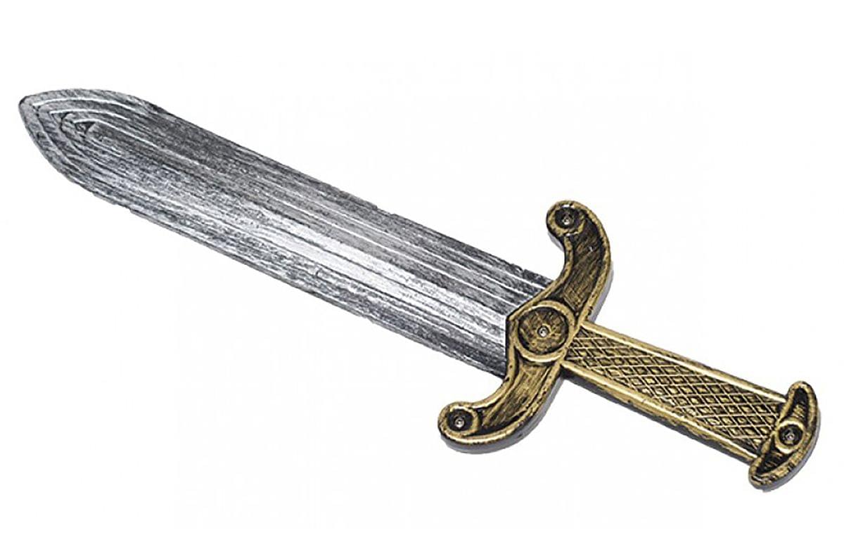 Roman Dagger Gold / Silver Solid Handle Adult Costume OS