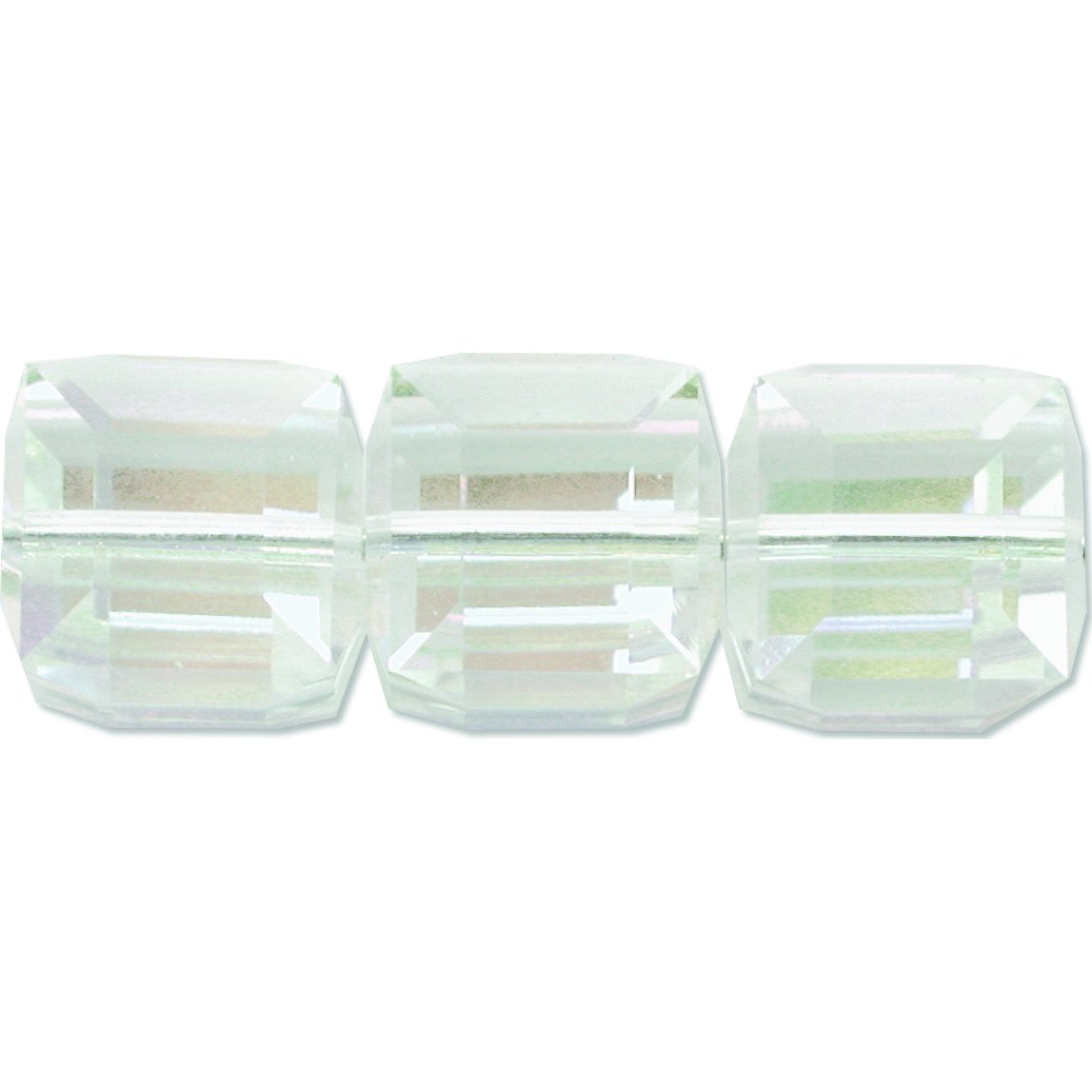 3 Crystal Moonlight Cube Swarovski Crystal Beads 8mm