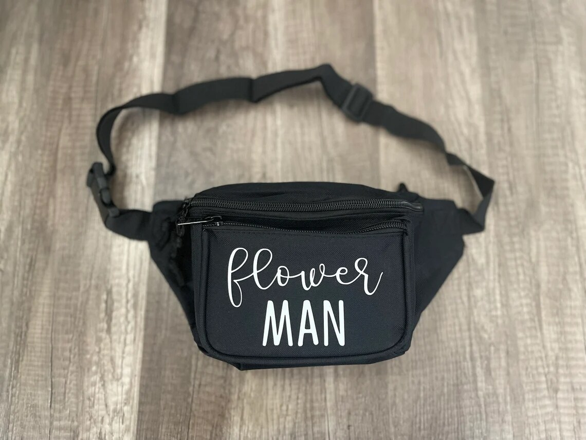 Flower Man Personalized Fanny Packs Flower Man Waist bag The Flower Guy Fanny Pack Flower Boy fannies fully customizable MakerPlace by Michaels