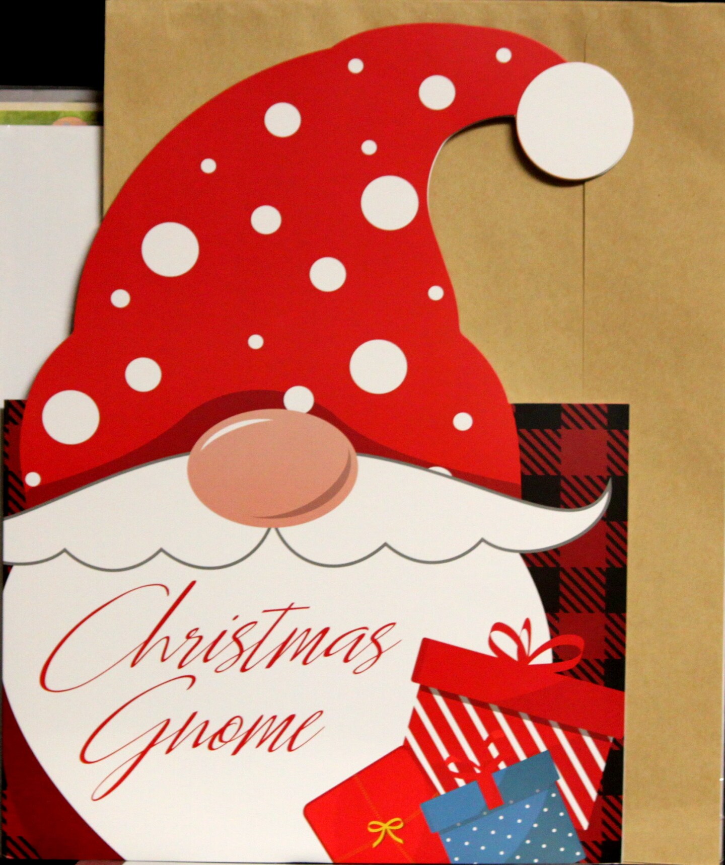 XXL Giant Gnome Christmas Card And Envelope