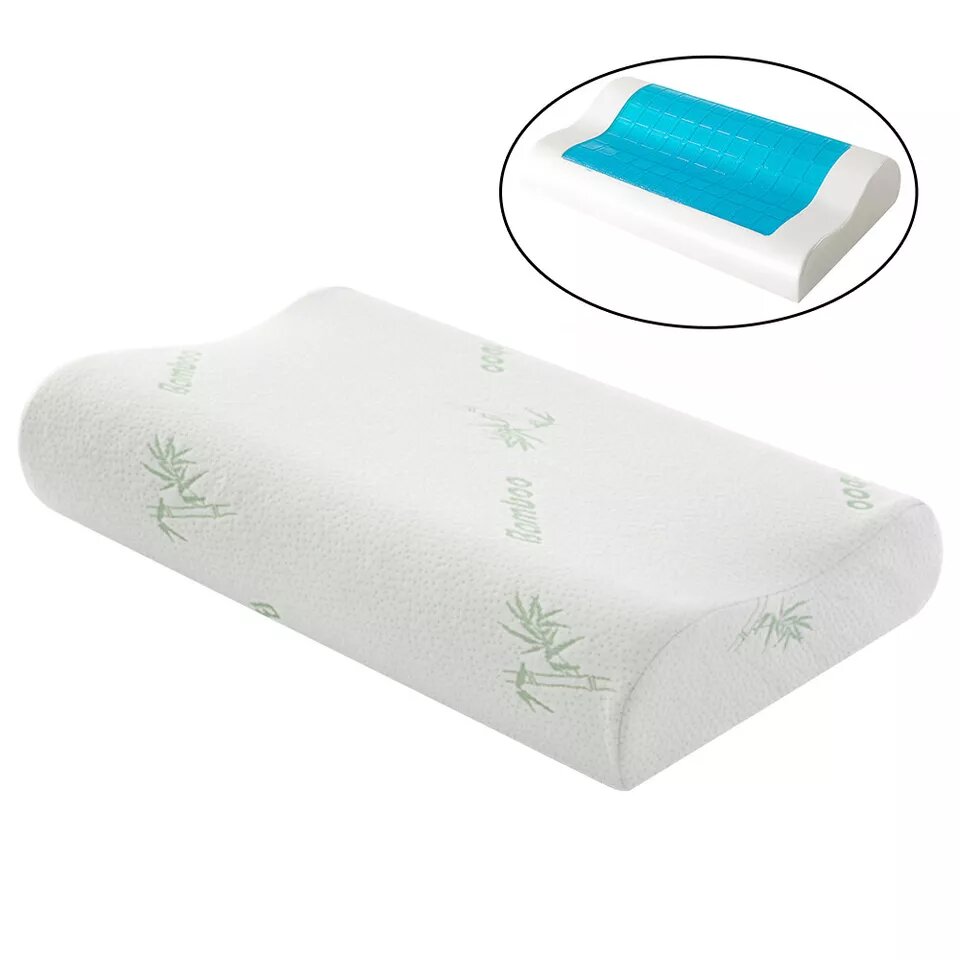 Kitcheniva Memory Foam Pillow Cooling Gel Orthopedic Soft
