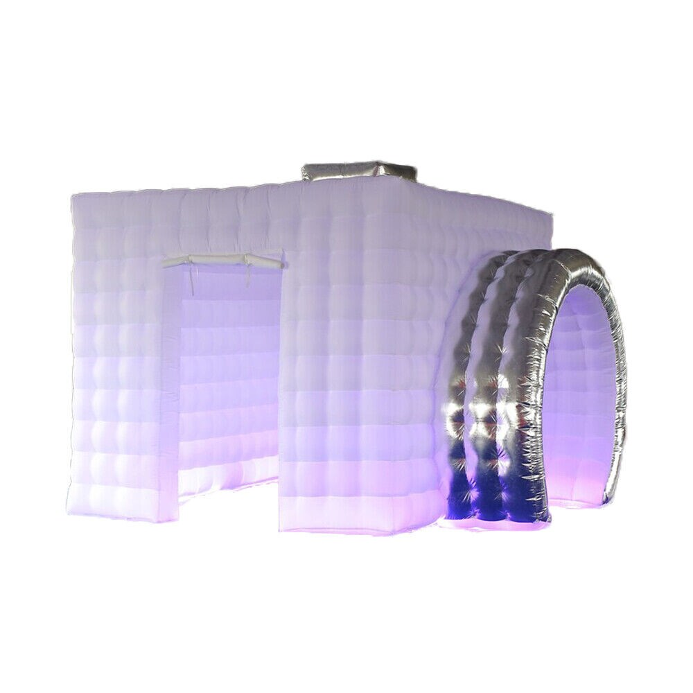 Kitcheniva Inflatable Photo Booth Tent With LED Light Strip Fan