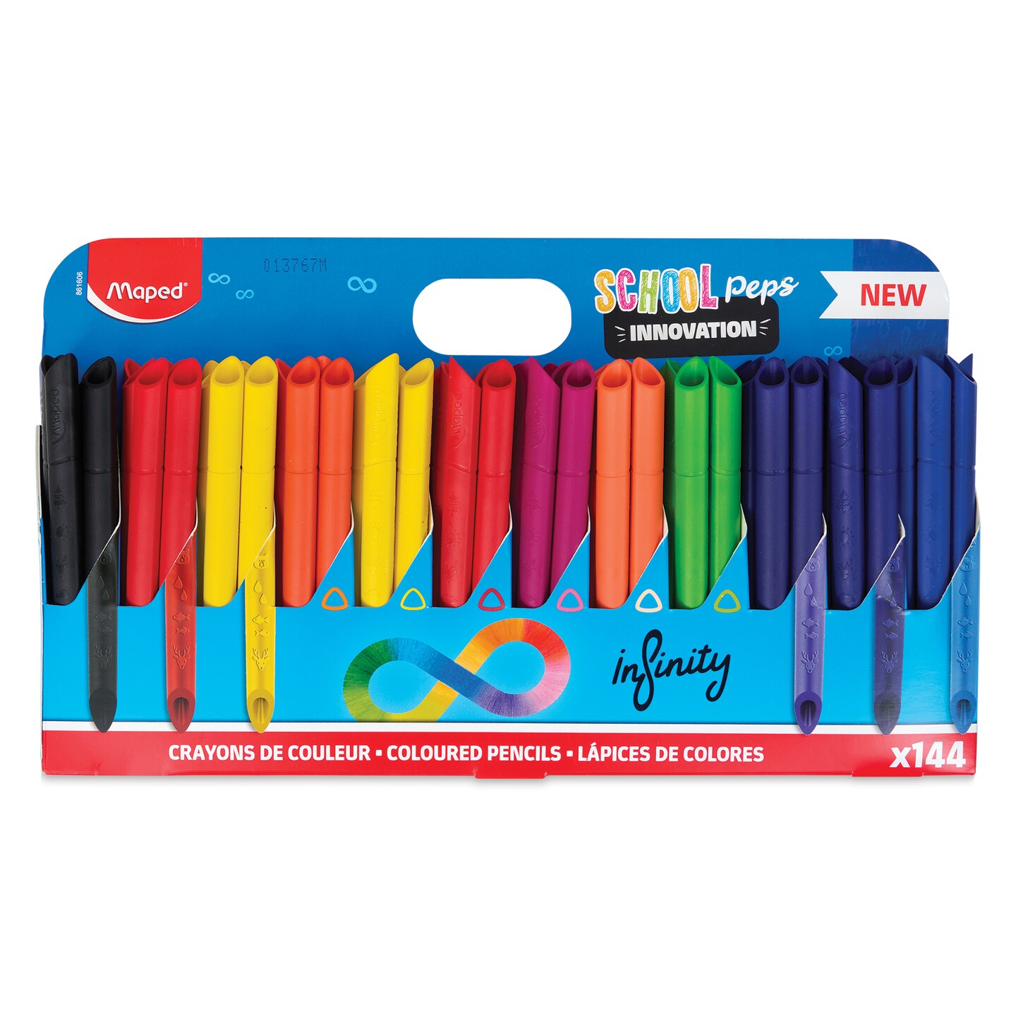 Maped Color&#x27;Peps Infinity Colored Pencils - Classroom Pack, Set of 144