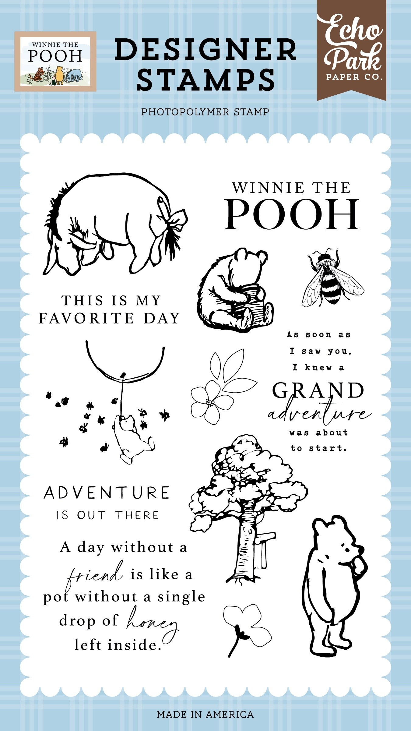 Winnie The Pooh Stamps-Winnie The Pooh
