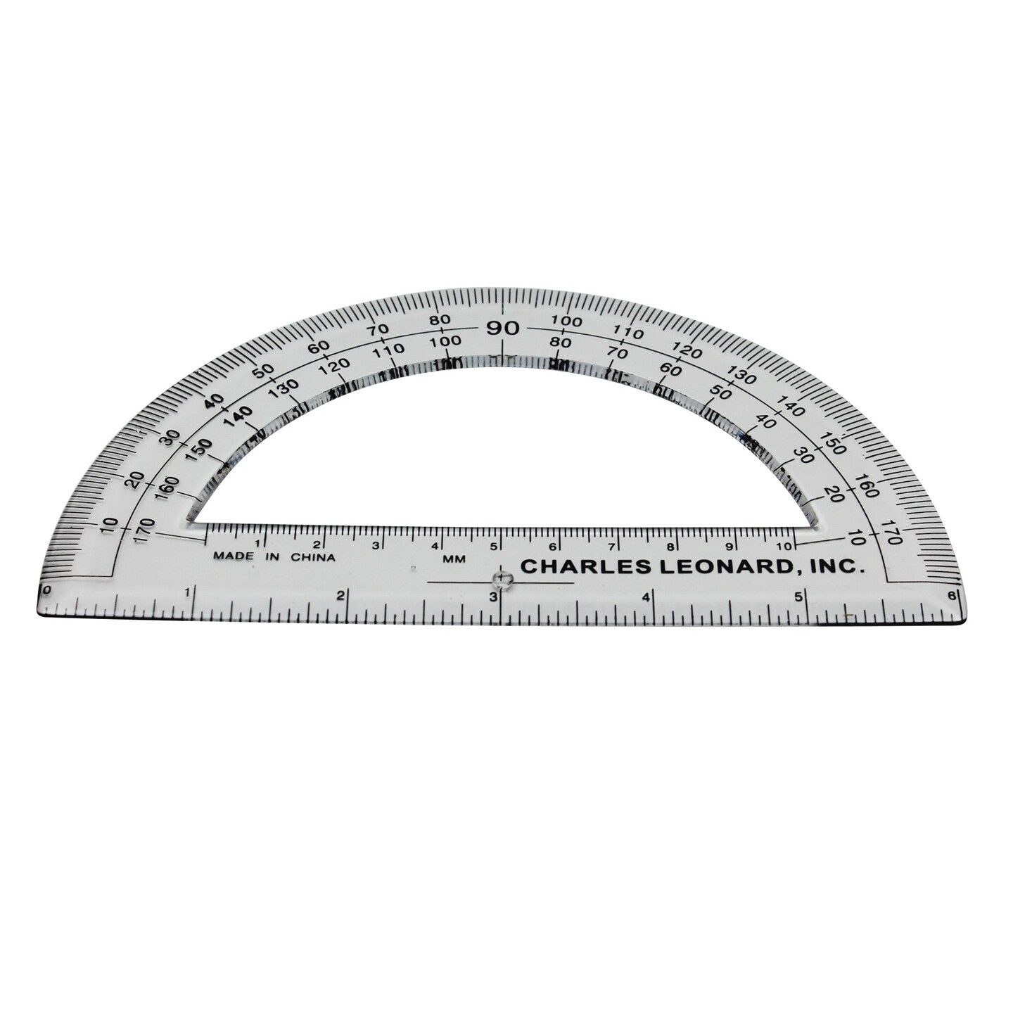 6 Inch Protractor, Plastic, Pack of 60