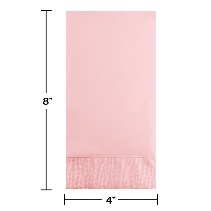 Classic Pink Guest Towel, 3 Ply, 16 ct