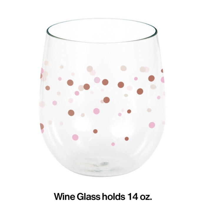 Rose&#x27; All Day 14 Oz Stemless Wine Glass