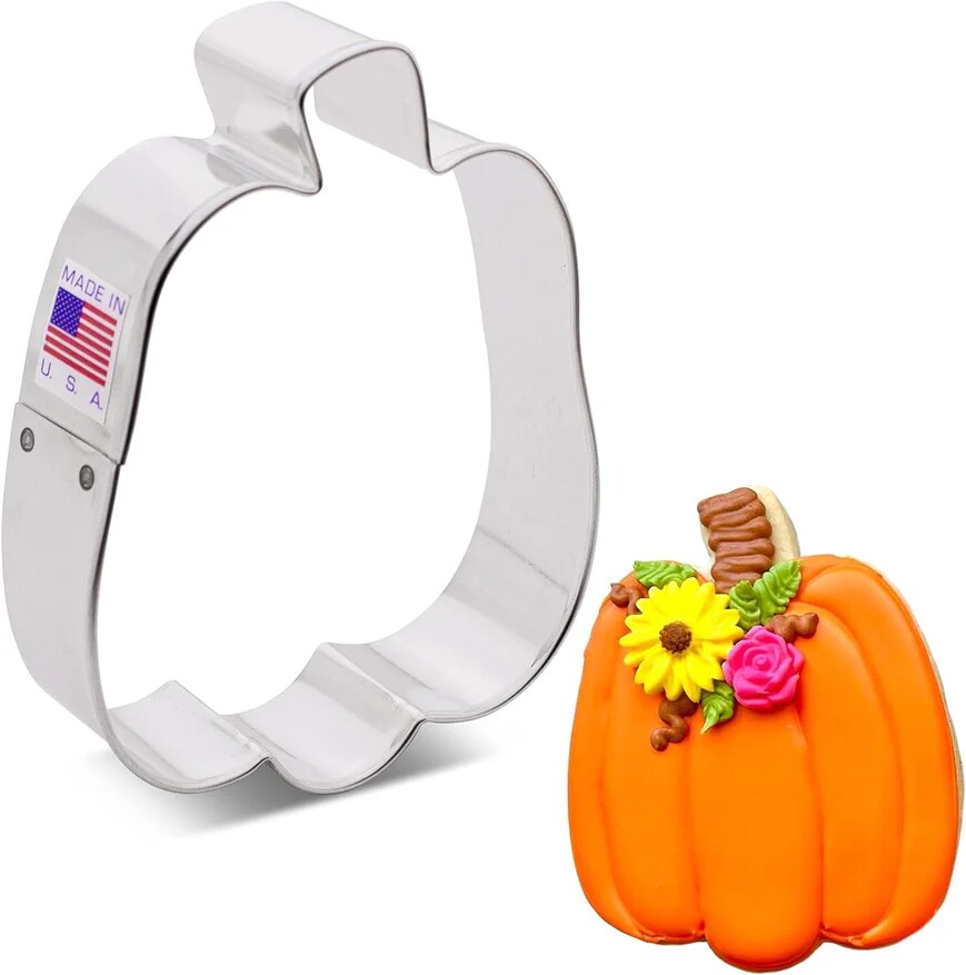Ann Clark Tall Pumpkin Cookie Cutter, 4&#x22;