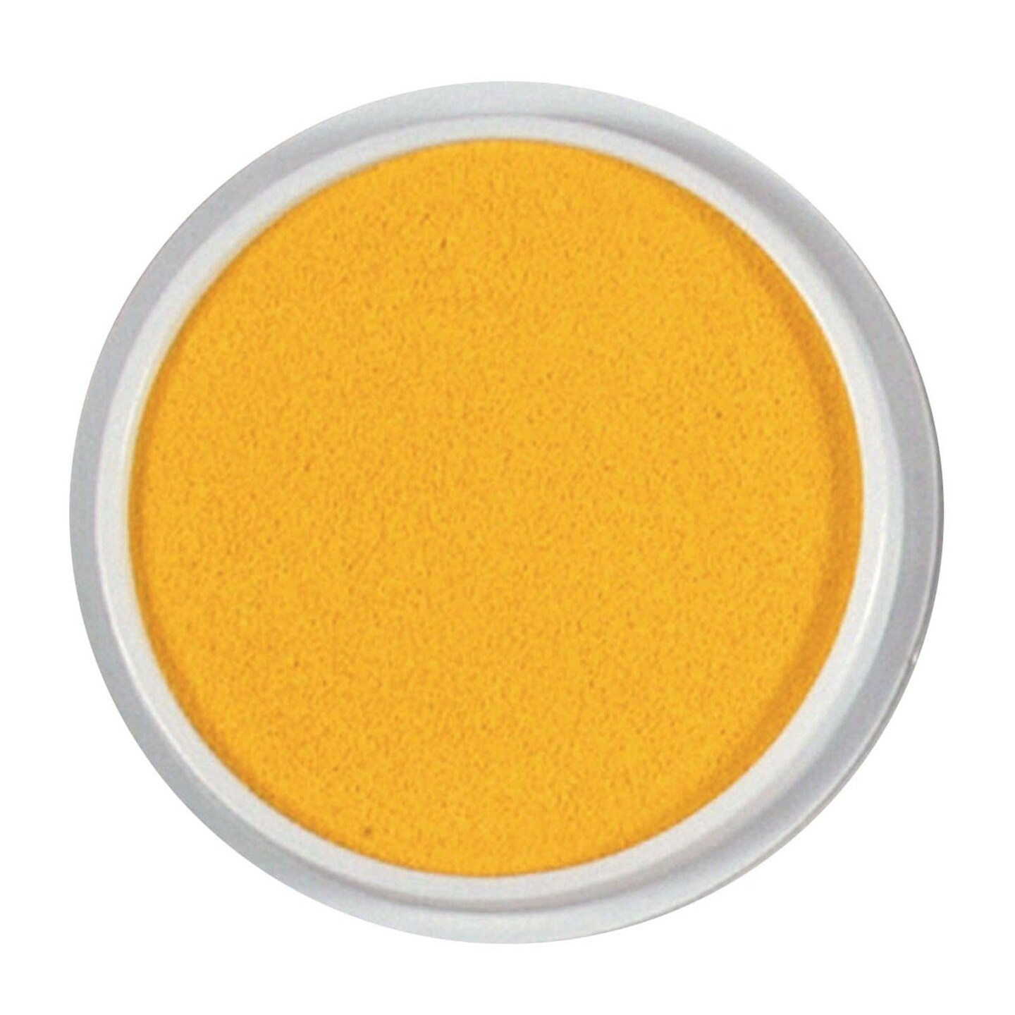 Jumbo Circular Washable Stamp Pad - Yellow - 5.75&#x22; dia. - Pack of 6