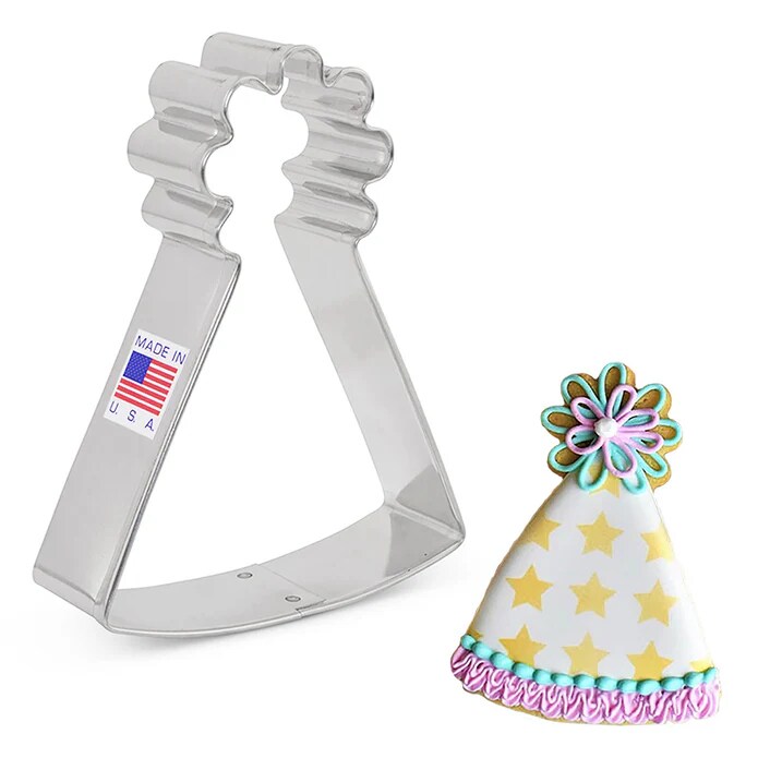 Ann Clark Birthday Hat Cookie Cutter 4&#x22;