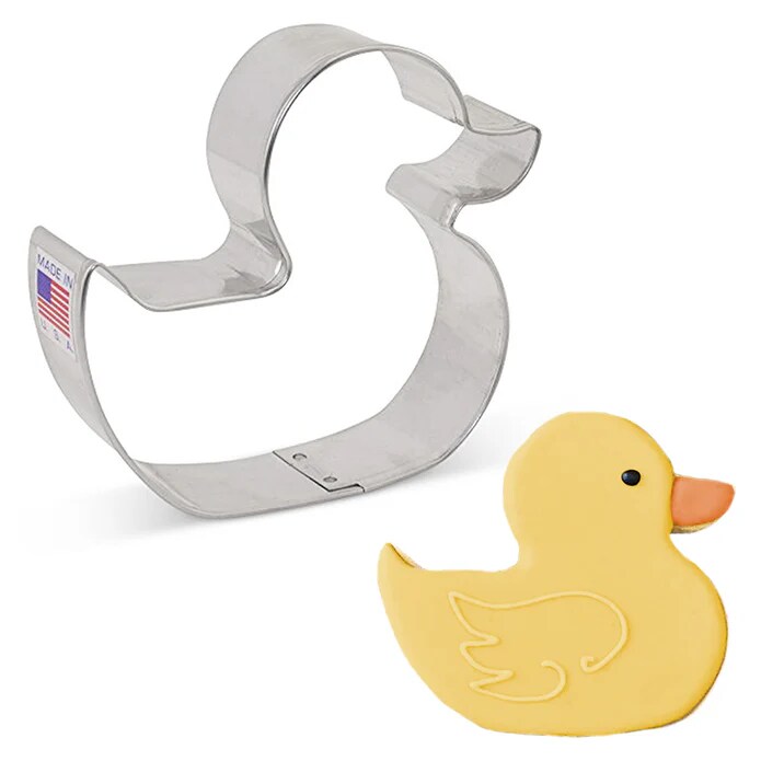 Ann Clark Duckling Rubber Duck Cookie Cutter, 3 3/8&#x22;