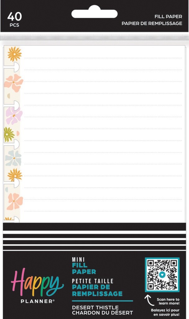 Happy Planner Mini Fill Paper-Desert Thistle