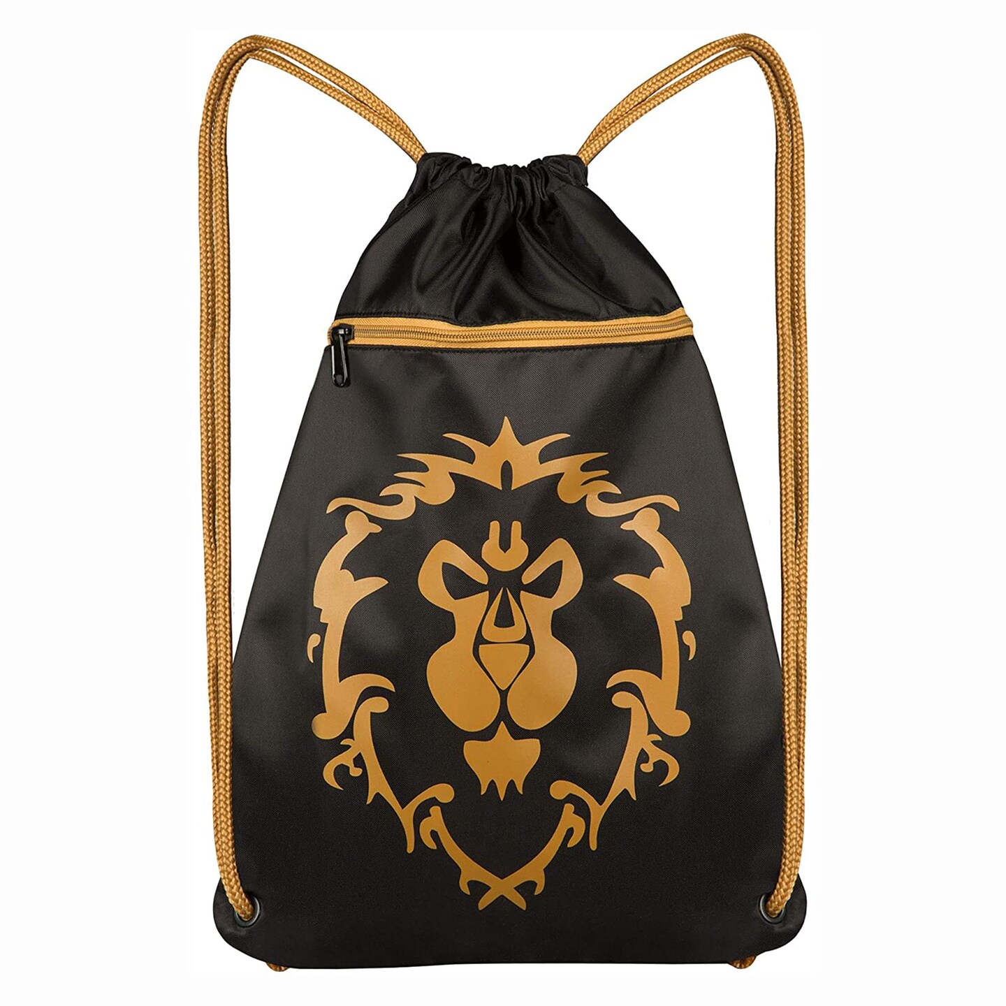 World of Warcraft Alliance Loot Bag 14 x 19 Inch Drawstring Cinch Backpack