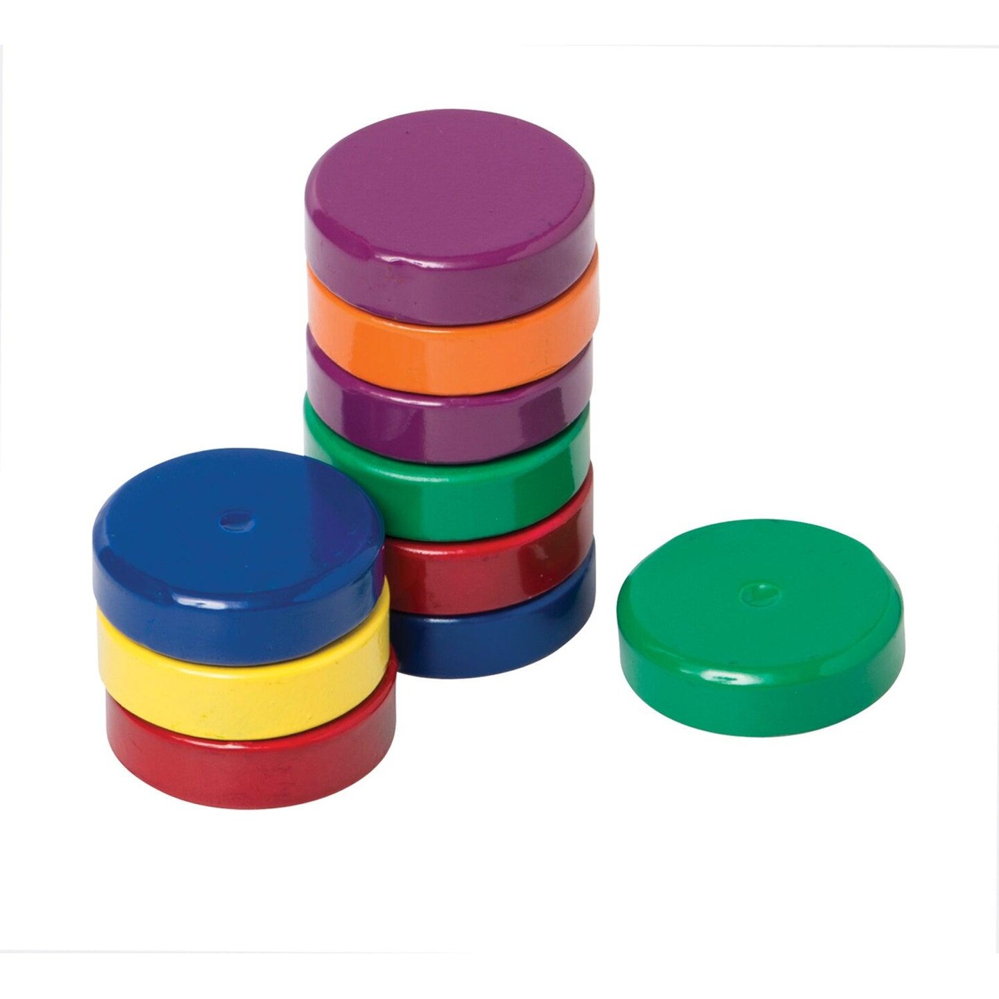 Ceramic Disc Magnets, 3/4&#x22;, 10 Per Pack, 6 Packs