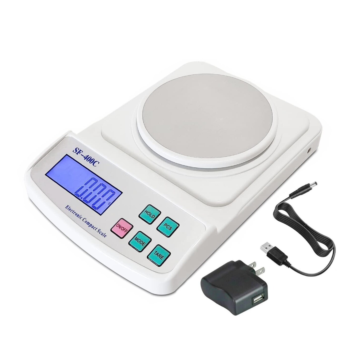 Ounce and Gram Scale 0.01g Accuracy Mass Balance Chemistry Digital Scale Electronic LCD Science Lab Laboratory Digital Scale USB Charger and AC DC Adapter Included Michaels