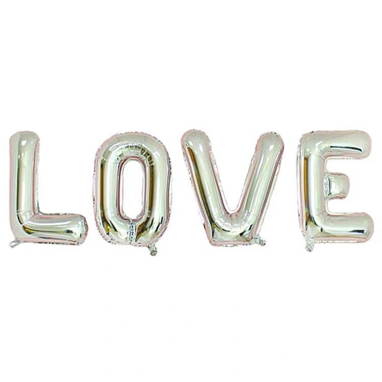 Kitcheniva 32&#x22; LOVE 4 Letter Balloons