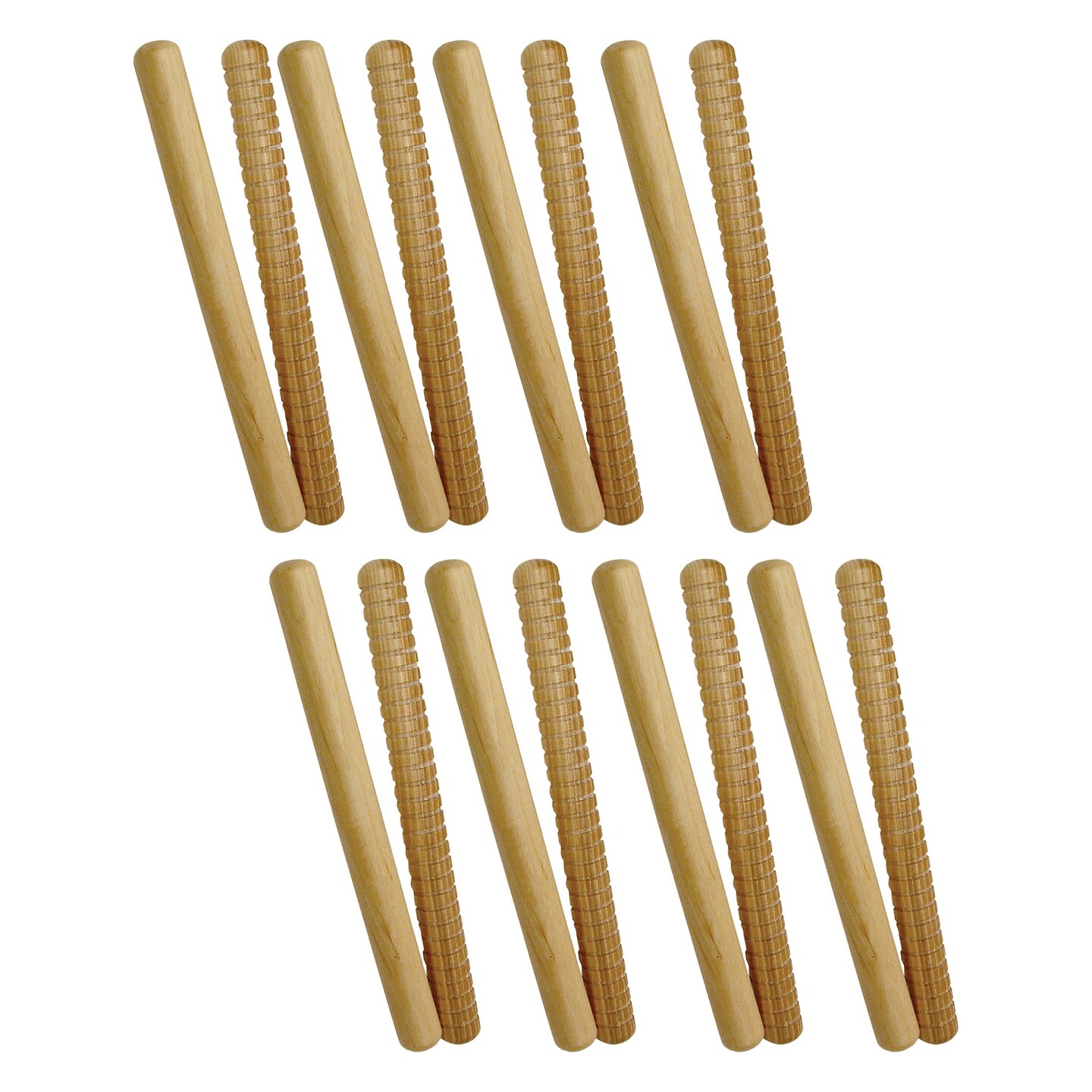 Hickory Rhythm Sticks - 8&#x22;, 12 Pair