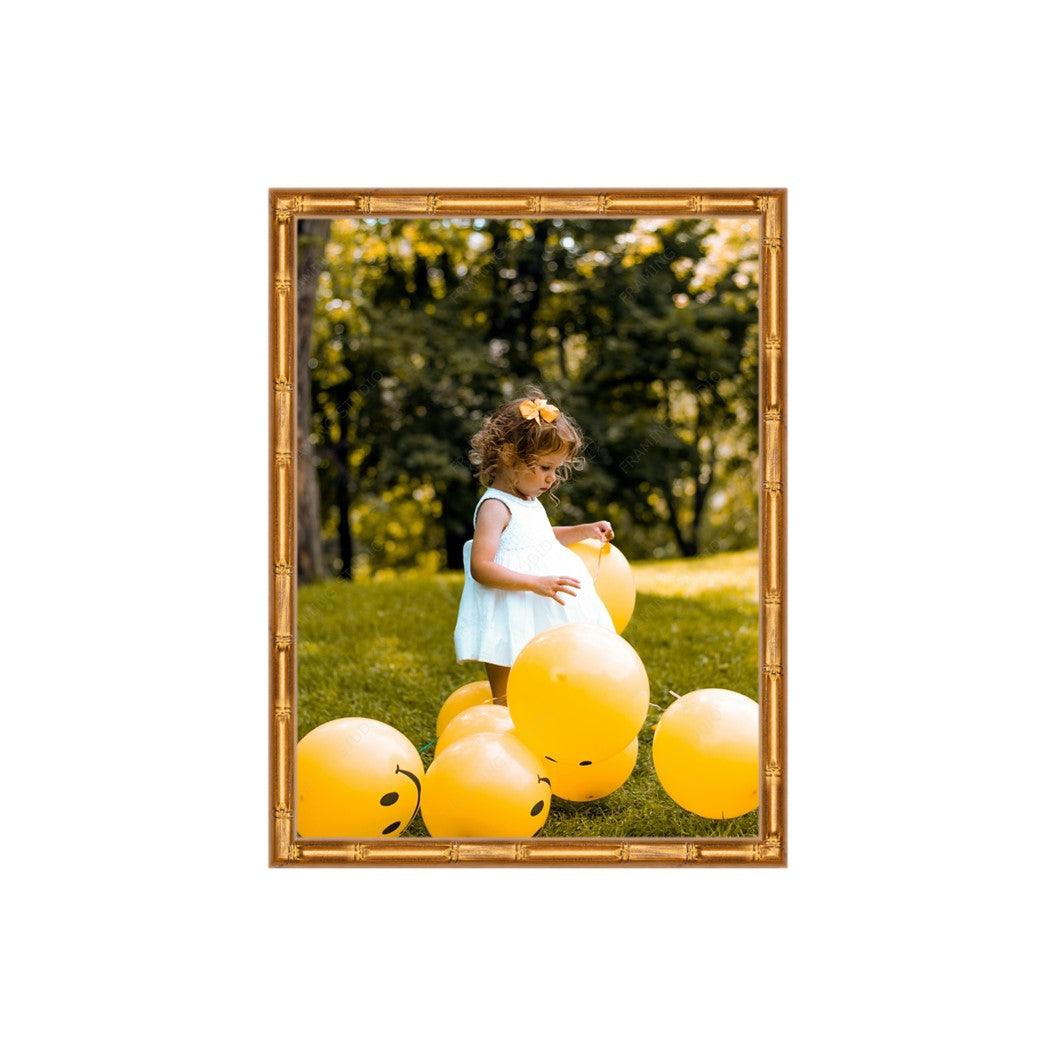 Gold Bamboo Picture Frames Gallery Wall Hanging