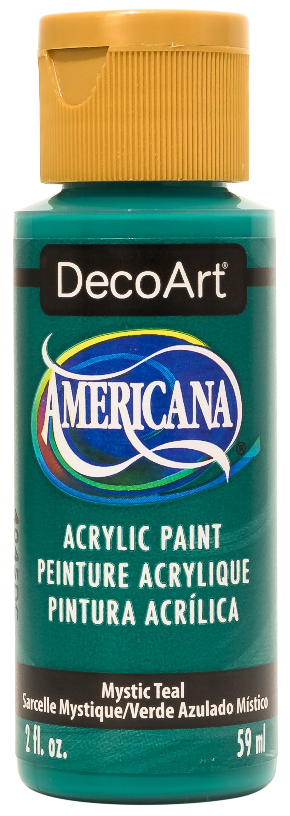 DecoArt Americana Acrylic Paint 2oz-Mystic Teal