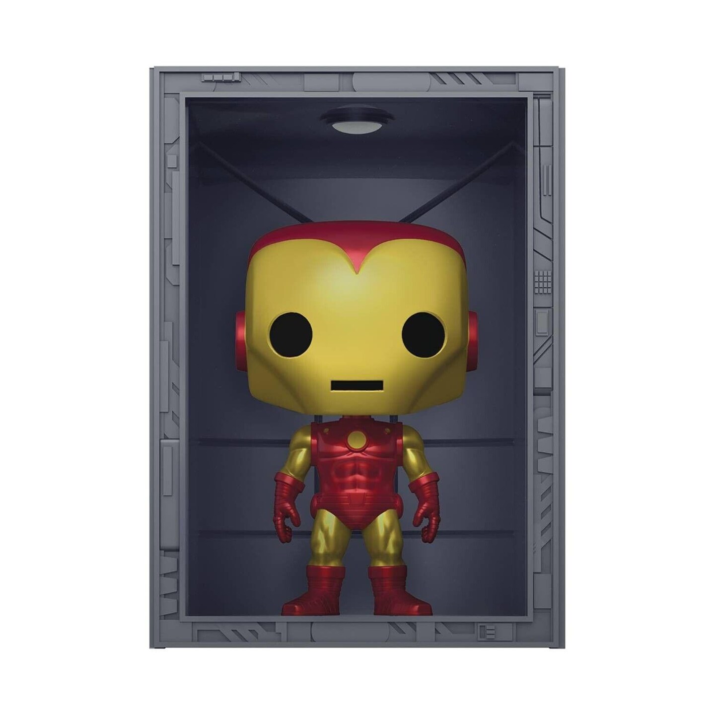 Marvel Exclusive Funko POP Deluxe | Hall of Armor Iron Man Model 4