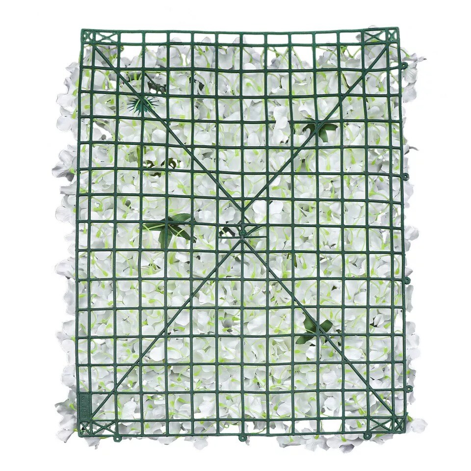 6-Pieces Hydrangea Rose Flower Wall Panels for Wedding Backdrops