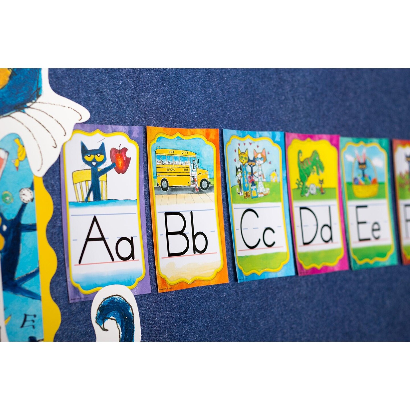 Pete the Cat&#xAE; Alphabet Bulletin Board Set