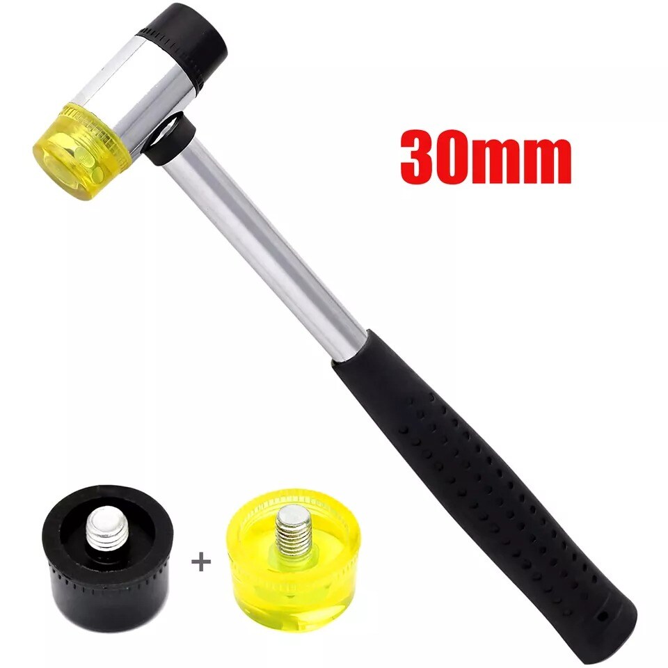 30mm Rubber Handle Jewelers Hammer