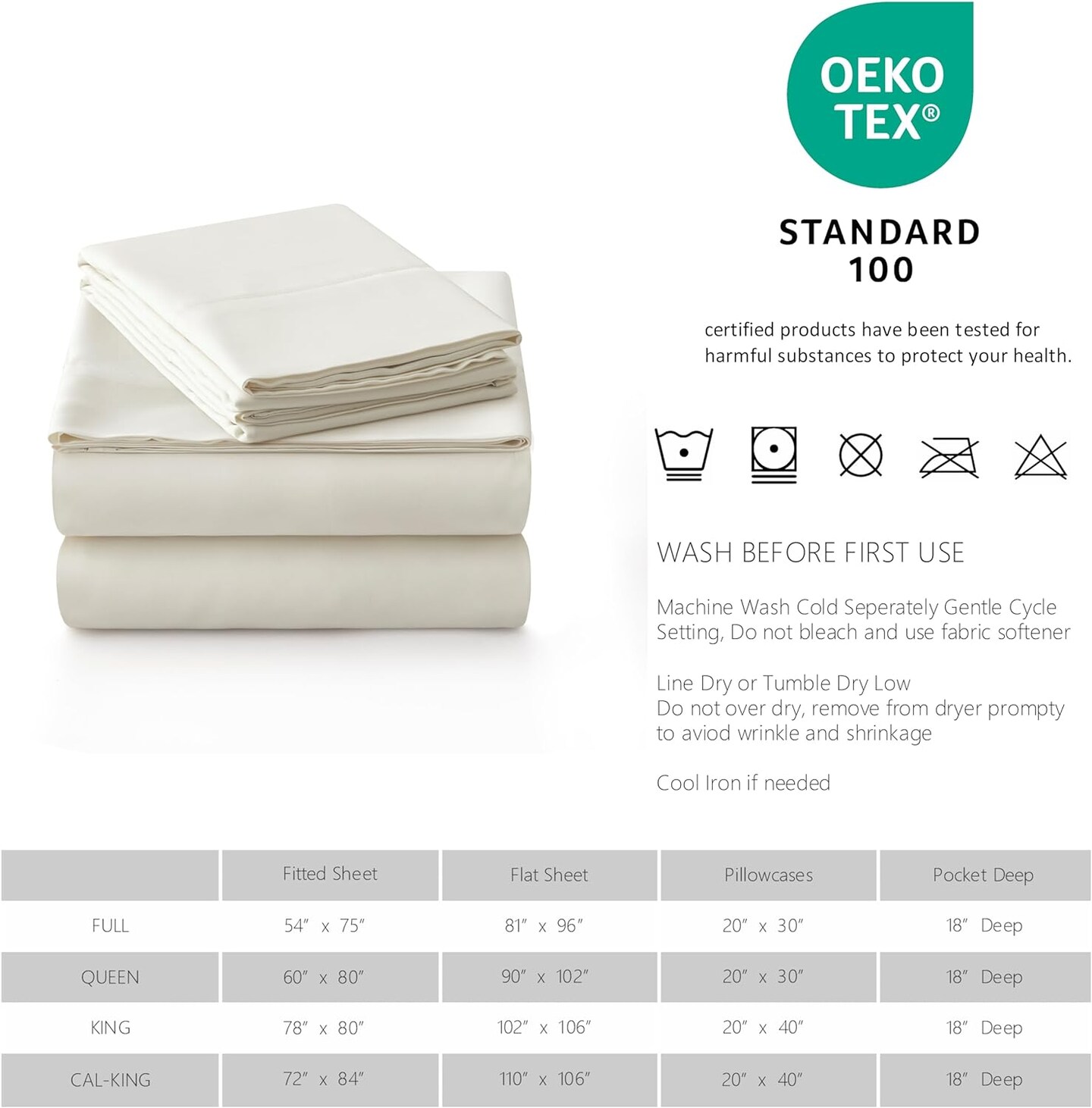 American Home Collection 400 Thread Count Sateen Weave Viscose made from Bamboo Sheet Set