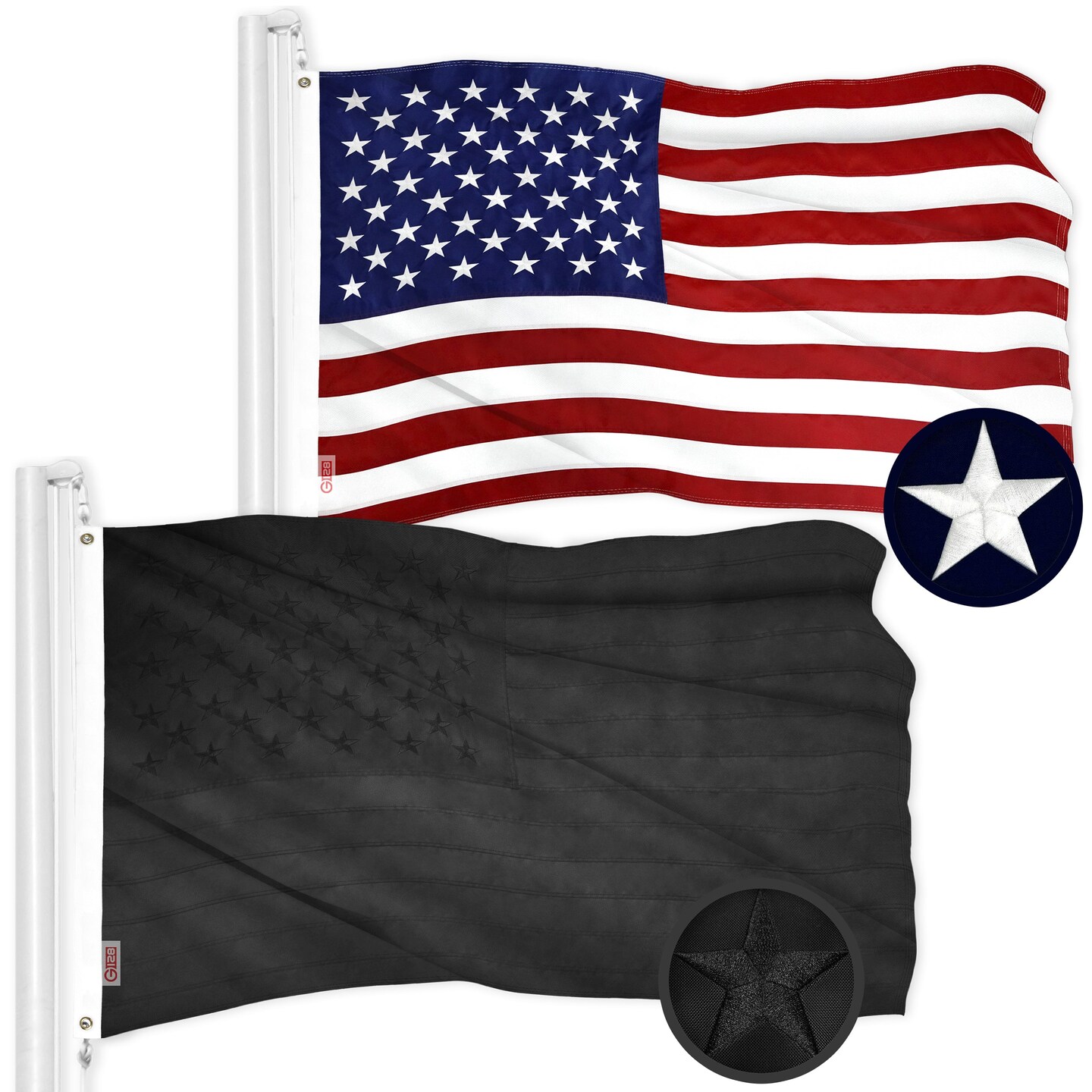 Grande bandiera americana per esterni 1,8 x 3 m, bandiera americana