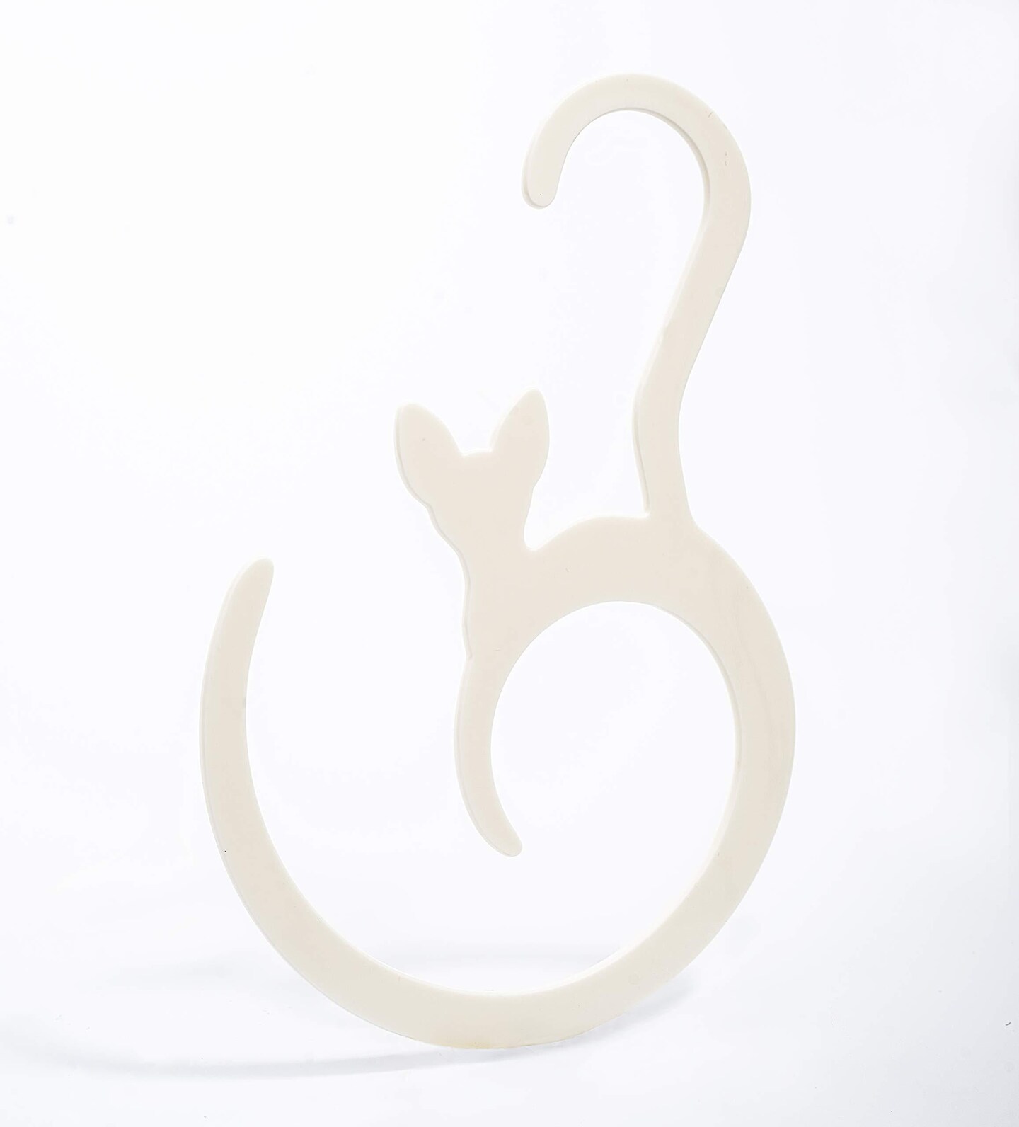 Kotomoda Belt Rack Scarf Ring Hangers NonSlip Ties Haning Hook Closet Organizer Accessory Holders for Ties Scarves Belts and Jewelry and Sphynx Cat Clothes (Violet 1)